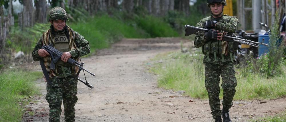 Hinter dem Angriff dürfte eine Splittergruppe der Farc-Rebellen stecken. (Archivbild)