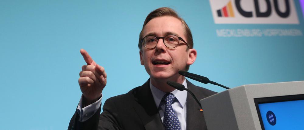 Philipp Amthor ist derzeit Generalsekretär der CDU Mecklenburg-Vorpommern