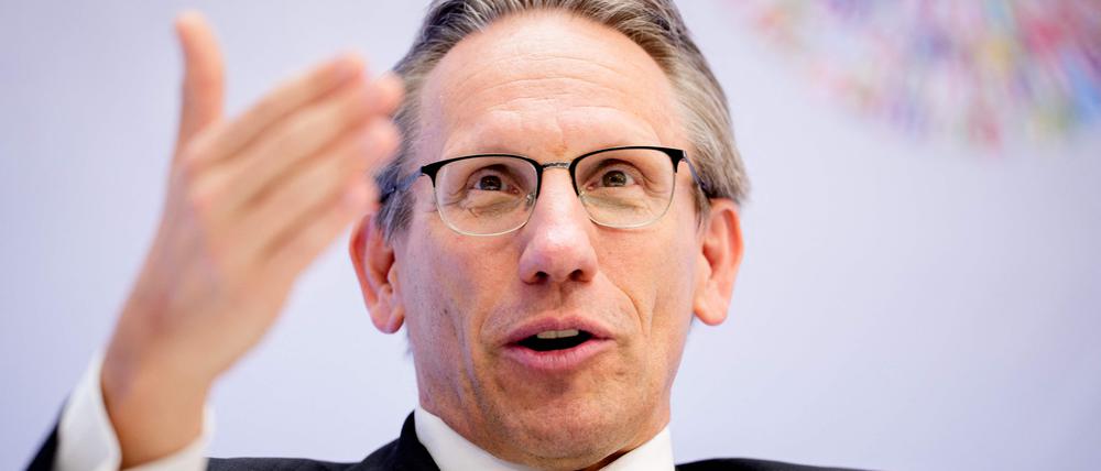 Der geschäftsführende Finanzminister Jörg Kukies (SPD) kürzlich bei einer IMF-Tagung in Washington.