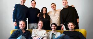 Das Team hinter Ewor, von oben links im Uhrzeigersinn: Petter Made, Florian Huber, Berna Epik, Marcel Vogel, Alex Grots, Quinten Selhorst, Lian Boerma, Daniel Dippold und Paul Müller.