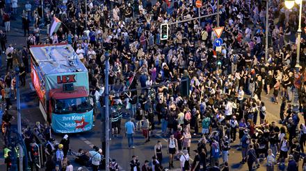 Zur abendlichen Demonstration linker Gruppen am 1. Mai in Berlin werden wieder Tausende Teilnehmer erwartet.
