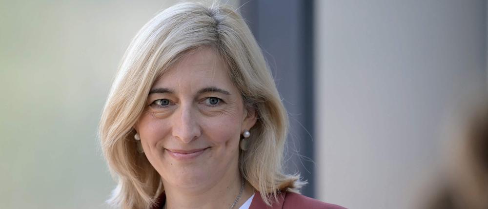 Auf dem kleinen Parteitag der CDU am Montag stellte sich Nina Warken als neue Gesundheitsministerin vor.