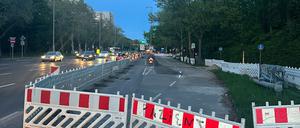 Baustelle Stößenseebrücke