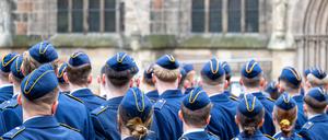 Öffentliches Gelöbnis der Bundeswehr in Nürnberg. 