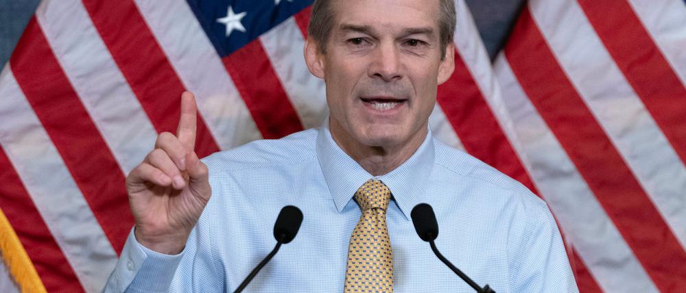 Die Republikaner im Justizausschuss des US-Repräsentantenhaus um den Vorsitzenden Jim Jordan wollen eine Gebühr auf Asylanträge erheben. (Archivbild)