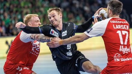 Mathias Gidsel (M) ist einer der weltbesten Handballer.