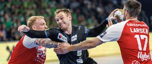 Mathias Gidsel (M) ist einer der weltbesten Handballer.