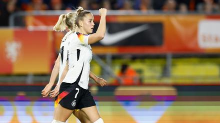 Giulia Gwinn dürfte das deutsche Team als Kapitänin aufs Feld führen.