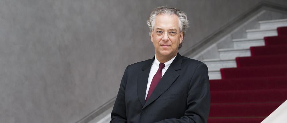 Michael Eissenhauer, ehemaliger Generaldirektor der Staatlichen Museen zu Berlin in der Alten Nationalgalerie in Berlin Mitte.