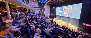 Gesprächsrunde auf der Cannabis-Konferenz ICBC, die am 29. und 30. April in Berlin-Neukölln stattfindet. 