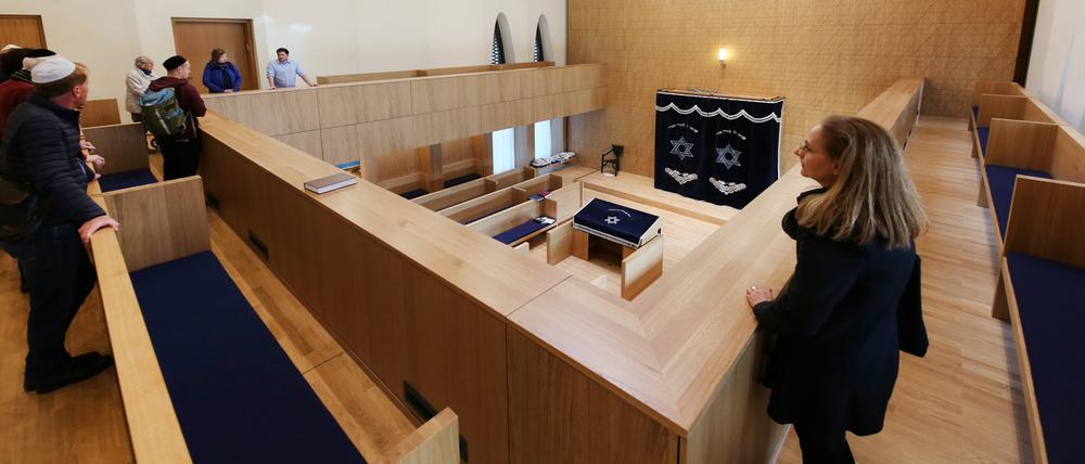Synagoge Potsdam. Führung durch das neue Synagogenzentrum. Frauenempore.