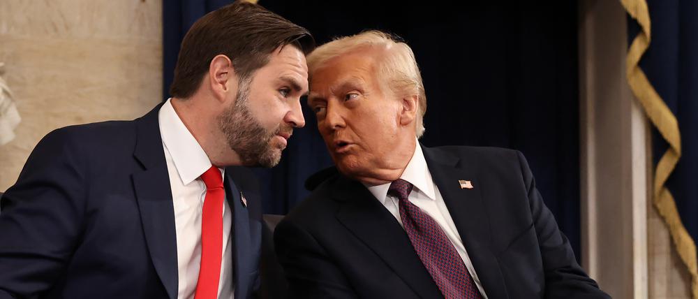J.D. Vance und Donald Trump.