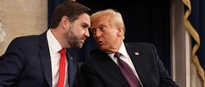 J.D. Vance und Donald Trump.