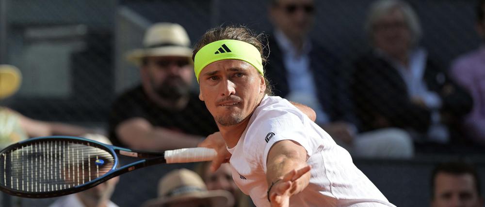 Alexander Zverev streckte sich gegen Francisco Cerundolo vergeblich.