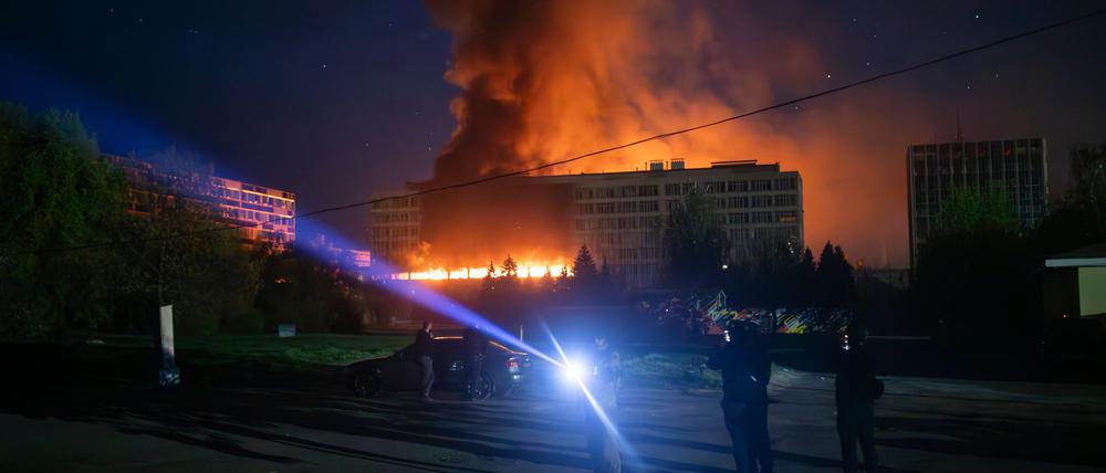 Die ukrainische Großstadt Charkiw ist immer wieder Ziel russischer Luftangriffe. (Archivbild)