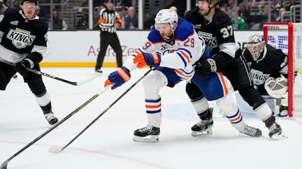 Leon Draisaitl und die Edmonton Oilers führen nun in der Serie gegen die Los Angeles Kings.