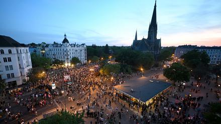 So sah es im vergangenen Jahr bei der „Revolutionären 1. Mai Demonstration“ aus.