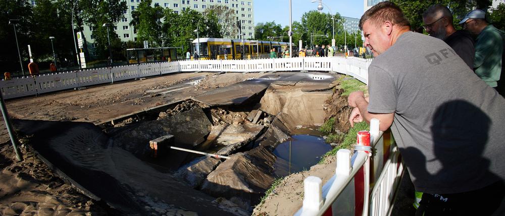 Das geplatzte Rohr war mehr als Hundert Jahre alt.