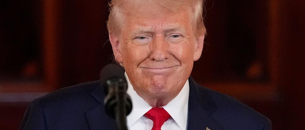 Trump fordert von der Fed Zinssenkungen - bislang vergeblich. (Archivbild)