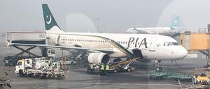 Flugzeug der Pakistan International Airlines (PIA) auf dem Allama Iqbal International Airport in Lahore (Archivbild vom Januar 2024).