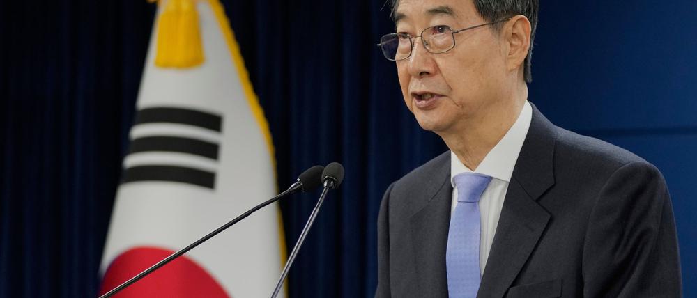 Es wird angenommen, dass Südkoreas Übergangspräsident Han Duck Soo bei den anstehenden Neuwahlen antreten will. (Archivbild)