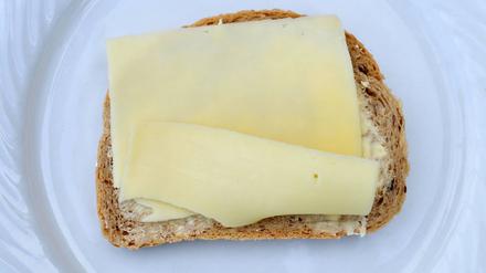 Eine Käsebrot (Symbolbild).