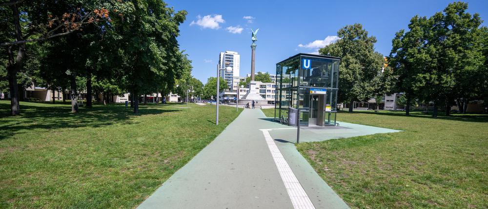 Am Mehringplatz in Kreuzberg sind Schüsse gefallen (Archivbild).