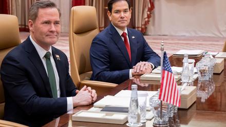 Den Job von Sicherheitsberater Mike Waltz übernimmt Außenminister Marco Rubio kurzerhand mit. (Archivbild)