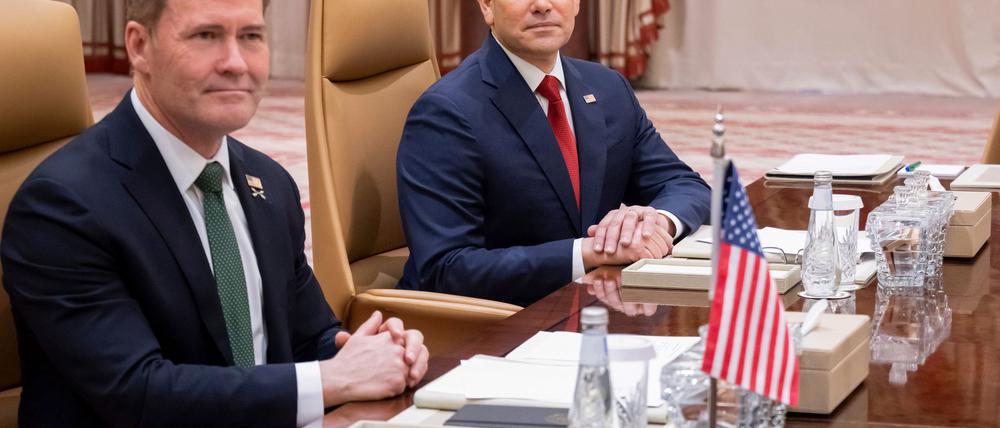 Den Job von Sicherheitsberater Mike Waltz übernimmt Außenminister Marco Rubio kurzerhand mit. (Archivbild)