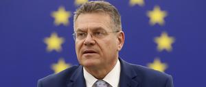 Der Handelskommissar der EU: Maros Sefcovic. 