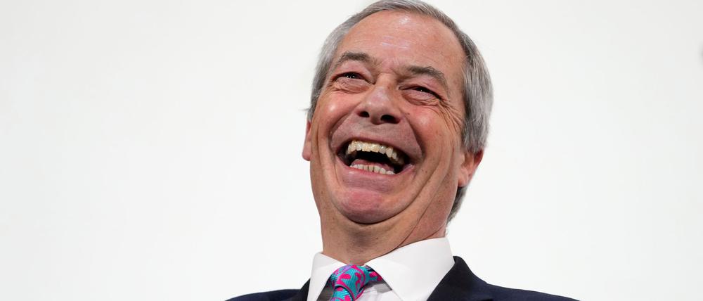 Der britische Brexit-Vorkämpfer Nigel Farage darf sich über eine gute Wahlnacht für seine Partei Reform UK freuen. (Archivfoto)