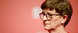 SPD-Co-Parteichefin Saskia Esken.