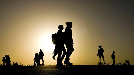 Solche Staubwolken aus Afrika sorgen in Deutschland für einen milchigen Himmel und zeitweise erhöhte Feinstaubwerte.