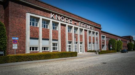 Blick auf den Gewerbepark an der Knorr-Bremse-Straße.