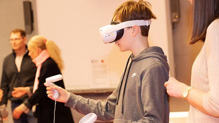 Auch Virtual Reality gibt es beim Potsdamer Tag der Wissenschaften.
