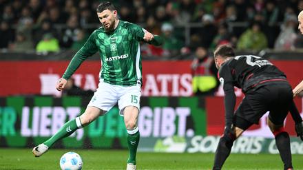 Bei Werders 4:1 im Hinspiel gegen Union wurde Burke eingewechselt. Inzwischen haben sich seine Einsatzzeiten deutlich verlängert.