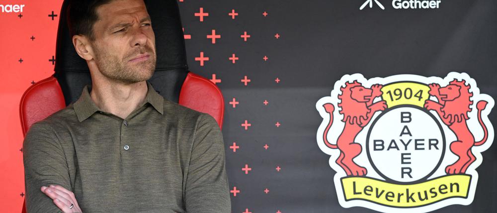 Weiter bei Bayer? Trainer Xabi Alonso gibt zu dem Thema nichts preis.