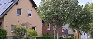 Rare Ware: Einfamilienhäuser in einer Straße im Bornstedter Feld. 
