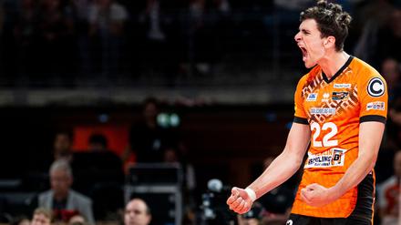 Die Freude muss raus: Jake Hanes (BR Volleys)