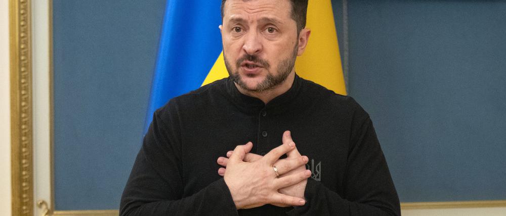 Selenskyj fordert mehr Druck auf Russland. (Archivbild)