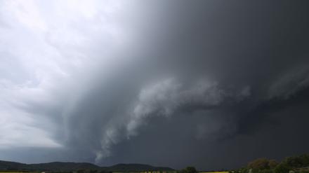 Ein Unwetter zog über mehrere Bundesländer.