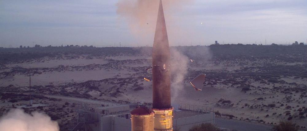 Das Raketenabwehrsystem Arrow 3 – hier in Israel – soll in Deutschland an drei Standorten aufgebaut werden.