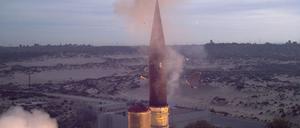 Das Raketenabwehrsystem Arrow 3 – hier in Israel – soll in Deutschland an drei Standorten aufgebaut werden.