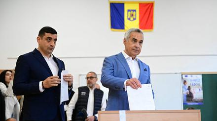 George Simion von der extrem rechten Partei AUR ist der Favorit.