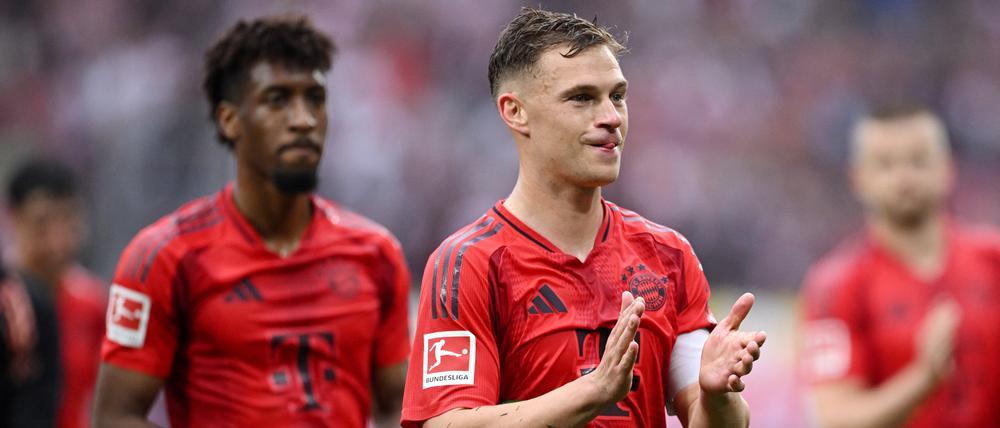 Joshua Kimmich nach dem Spiel gegen Leipzig.