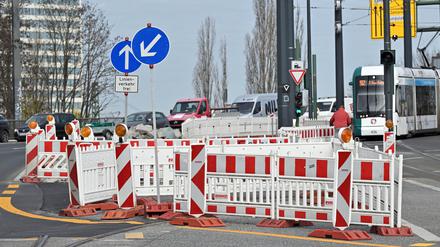 In Potsdam gibt es mehrere neue Baustellen. 