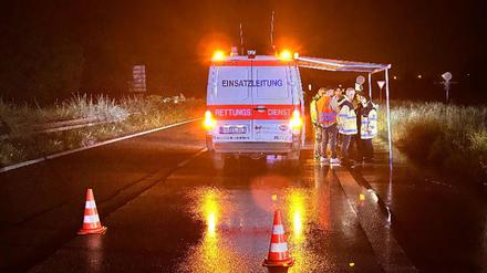 Bei dem schweren Unfall sind drei Menschen gestorben. (Foto-Handout)