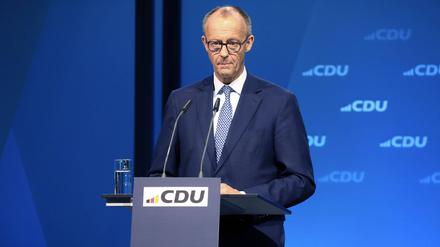 CDU-Chef Friedrich Merz