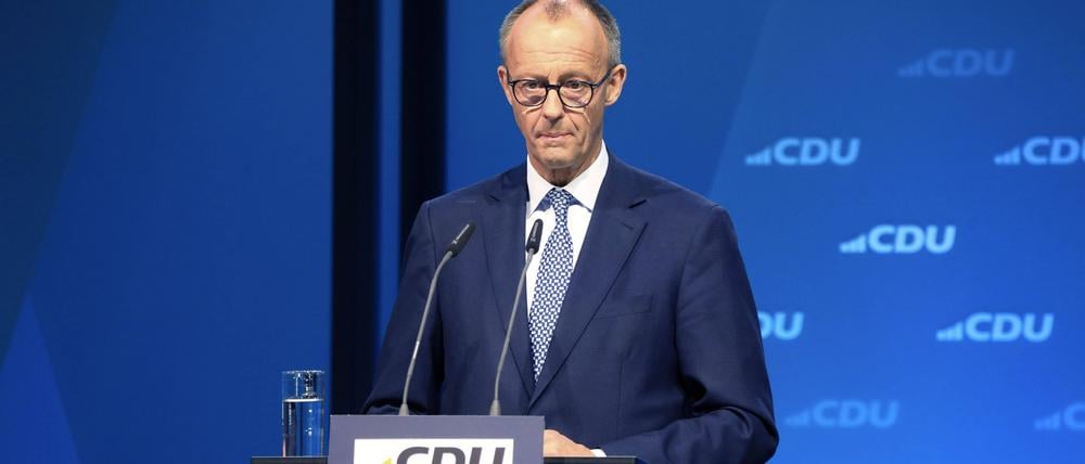 CDU-Chef Friedrich Merz