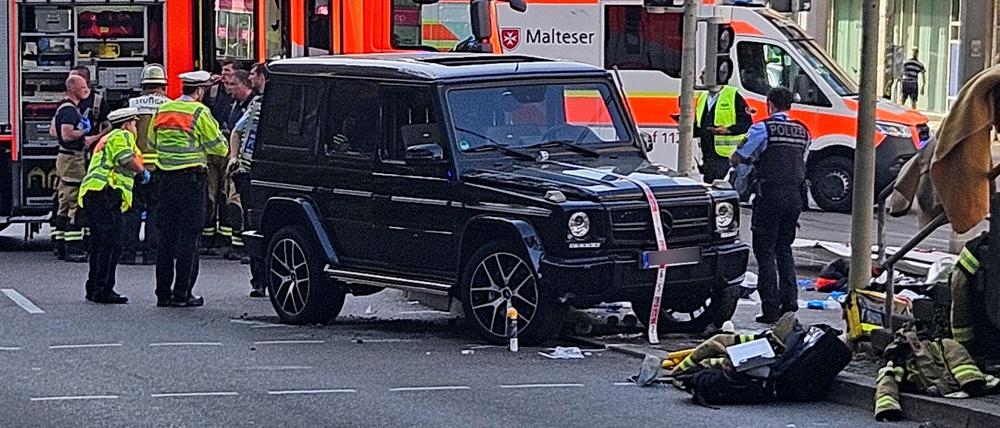 Der Vorfall ereignete sich an der Stadtbahn-Haltestelle Olgaeck am Rande der Innenstadt.
